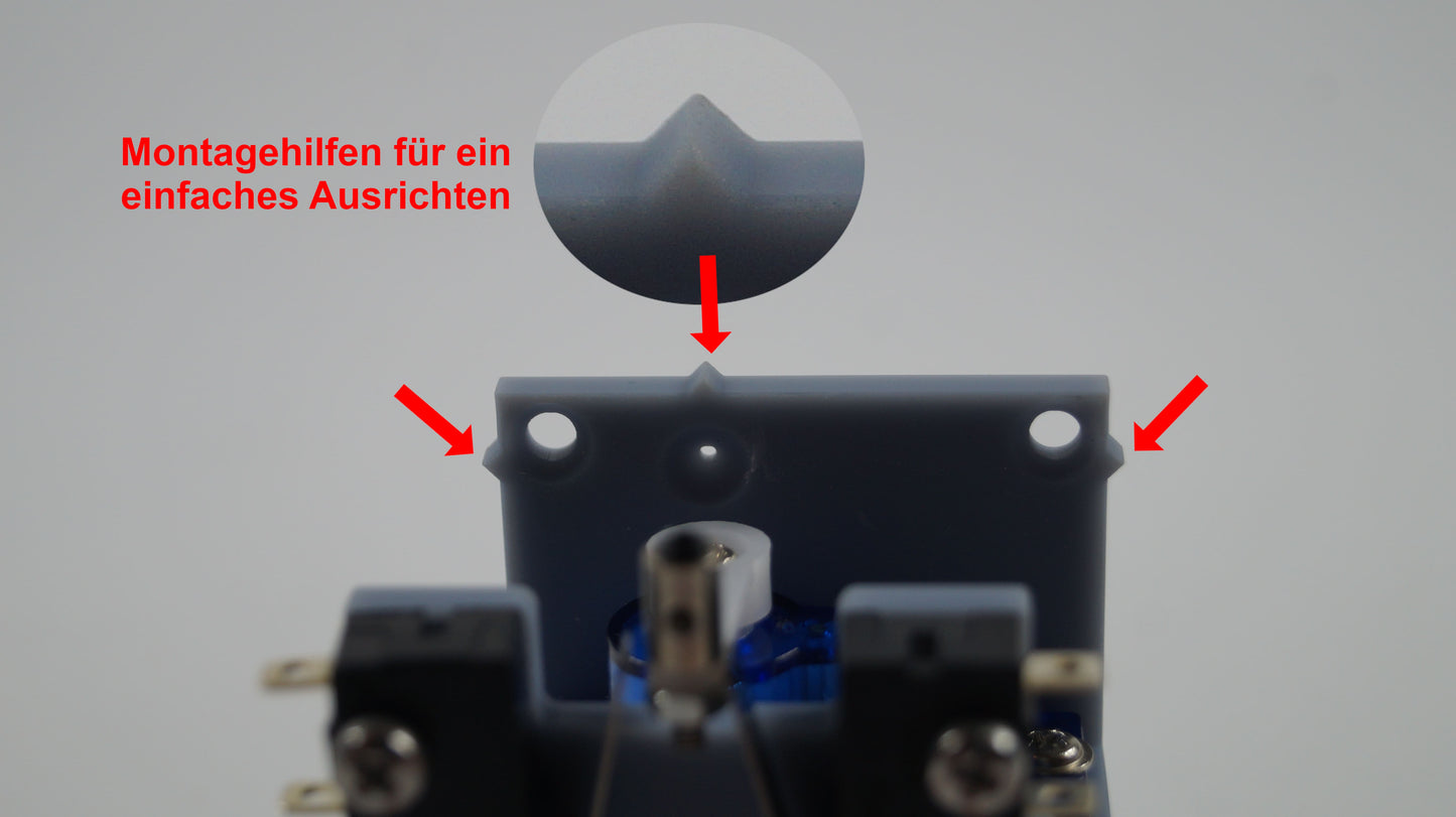 Servo Unterflur Weichenantrieb ( H0 , TT , N ) BAUSATZ