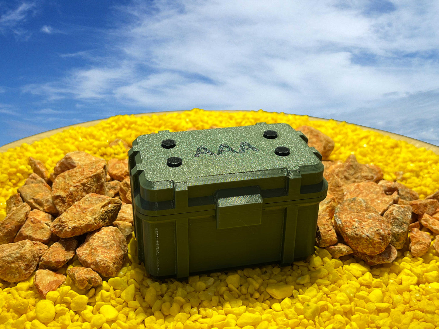 Aufbewahrungskiste für Batterien