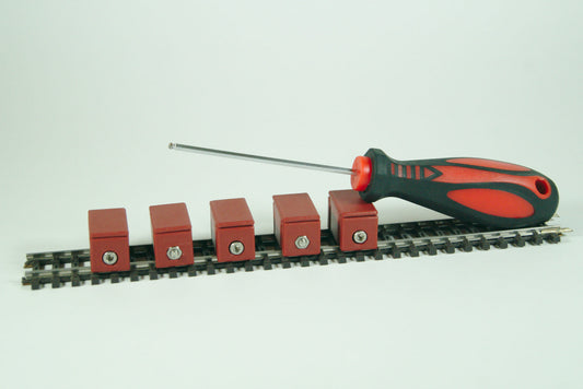 5 H0 Flexgleisspanner + Gratis Schraubendreher