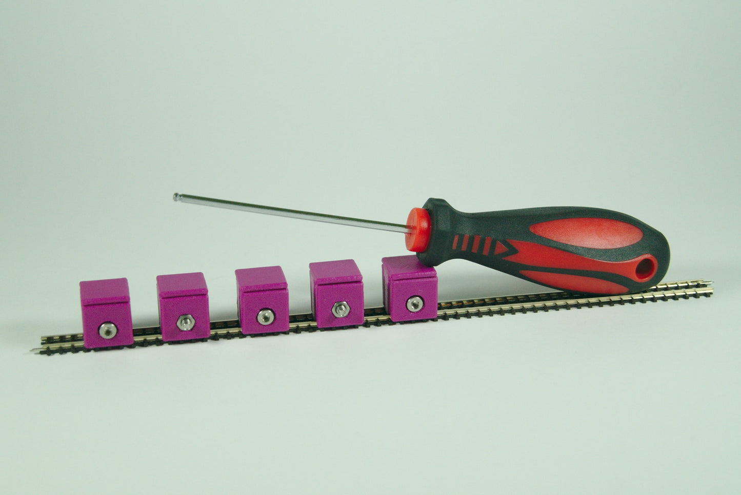 5 H0e / N Flexgleisspanner + Gratis Schraubendreher