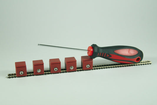 5 H0e / N Flexgleisspanner + Gratis Schraubendreher